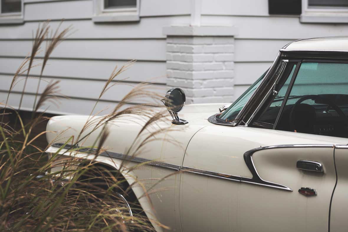 Chrysler-1967-White Vintage Automobile Classic | Pamela Kay Photography | Lifestyle and Branding