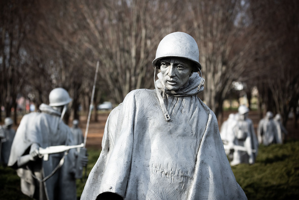 Korean-War-Monument in Washington DC